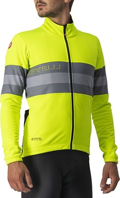 Giacca da ciclismo Castelli Velocissimo Elite - giallo fluorescente, giallo fluorescente