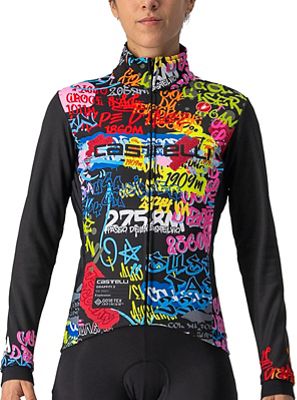 Castelli Women's Graffiti Windstopper Jacket - Explosion - XL}, Explosion