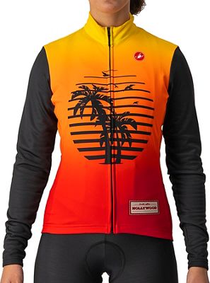 Castelli Women's Hollywood Long Sleeve Jersey - Hollywood Sunset - M}, Hollywood Sunset