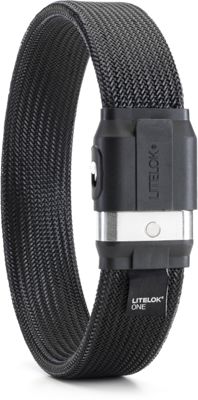 Lucchetto Litelok ONE Flexi-O - Crow Black - Single, Crow Black