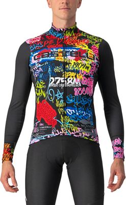 Castelli Graffiti Thermal Long Sleeve Jersey AW21 - Explosion, Explosion