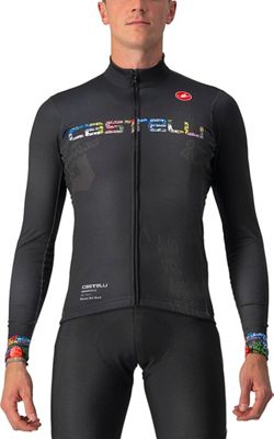 Castelli Graffiti Thermal Long Sleeve Jersey AW21 - Street Art Dark - XL, Street Art Dark