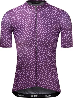 Black Sheep Cycling Essential Team Short Sleeve Jersey AW21 - Italian Plum Dots, Italian Plum Dots