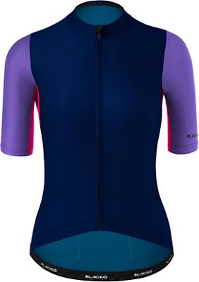 Black Sheep Cycling Women's Essentials Team SS Jersey AW21 - Midnight Laker - XS, Midnight Laker