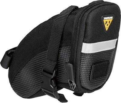 Topeak Aero Wedge (Buckle) Small Saddle Bag - Black - S}, Black