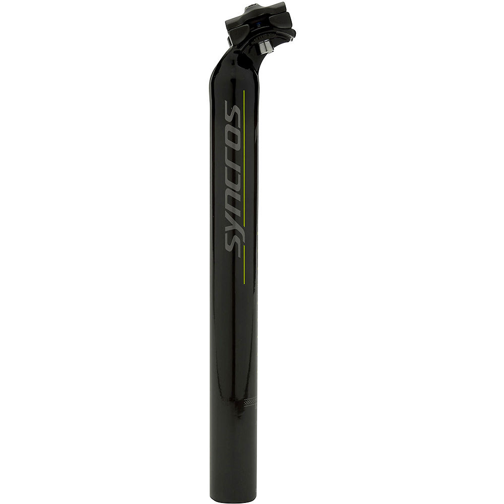 Syncros RR12 Carbon Layback Seatpost - Noir-Vert - 31.6mm, Noir-Vert