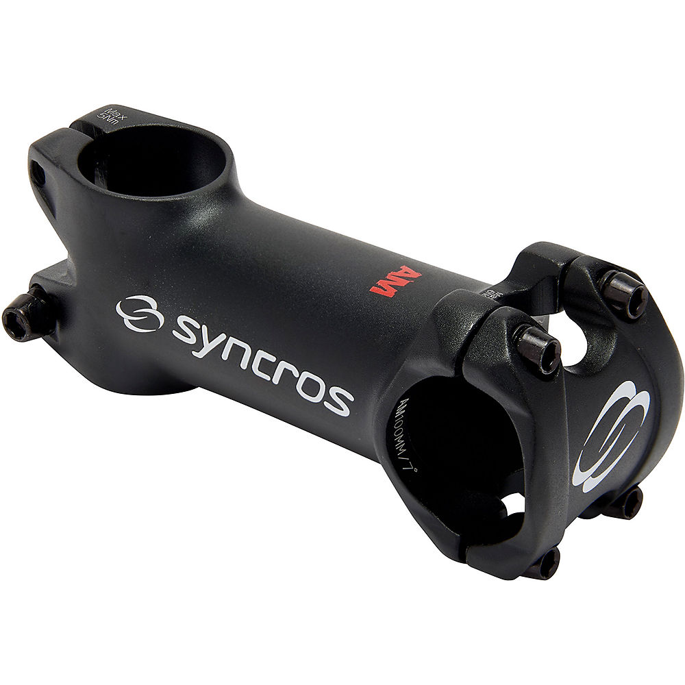 Image of Syncros Alloy Stem - BLACK-RED - 1.1/8", BLACK-RED