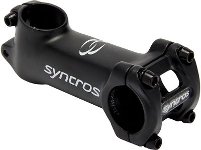 Syncros Anodized Hollow Alloy Stem - Black-White - 1.1/8", Black-White