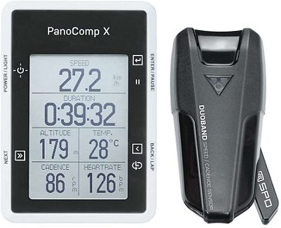 Topeak Smart Cycle PanoComputer - Noir, Noir