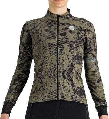 Sportful Women's Escape Supergiara Thermal Jersey AW21 - Beetle Black - XL}, Beetle Black