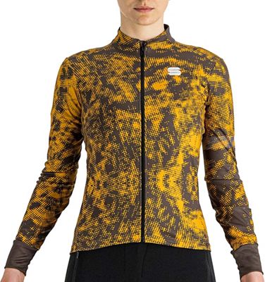 Sportful Women's Escape Supergiara Thermal Jersey AW21 - Cacao Golden Oak - XXL}, Cacao Golden Oak