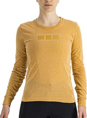 Sportful Giara Women's Tee Long Sleeve AW21 - Golden Oak - XL}, Golden Oak