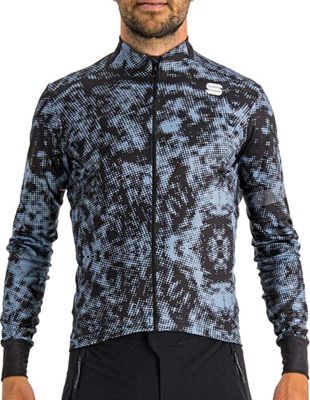 Sportful Escape Supergiara Thermal Jersey AW21 - Black Blue Sea, Black Blue Sea