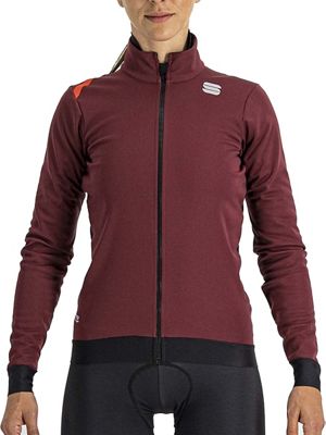 Sportful Women's Fiandre Medium Jacket AW21 - Red Wine - S}, Red Wine