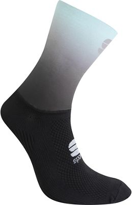 Sportful Women's Race Mid Socks AW21 - Black Blue Sky - S/M, Black Blue Sky