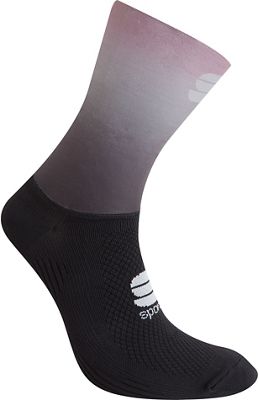 Sportful Women's Race Mid Socks AW21 - Black Mauve - L/XL/XXL, Black Mauve