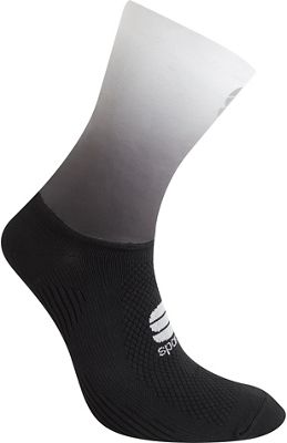 Sportful Women's Race Mid Socks AW21 - Black White - L/XL/XXL, Black White