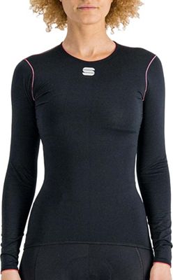 Sportful Women's Midweight Long Sleeve Base Layer AW21 - Black - XL}, Black