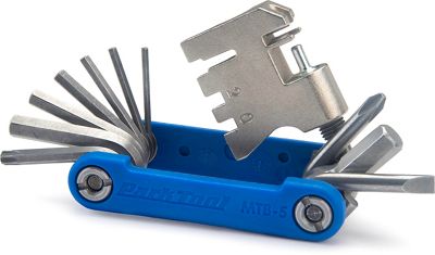 Park Tool Rescue Multi-Tool MTB-5 - Blue - 16 Function}, Blue