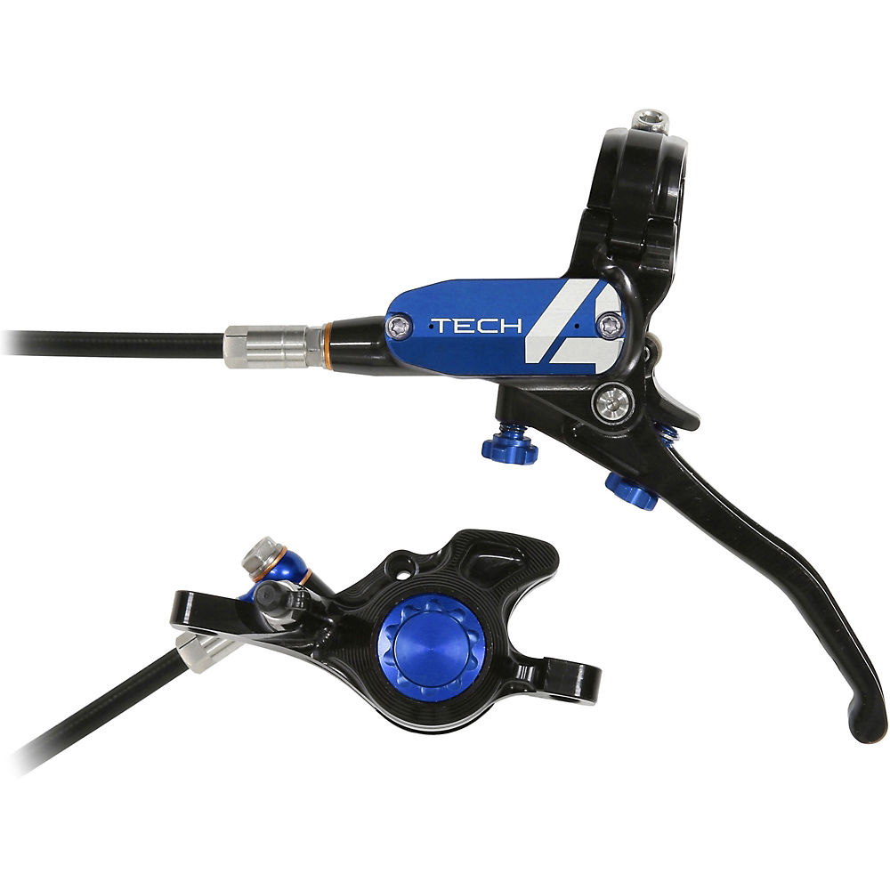 Hope Tech 4 Trial Zone No.9 Brake - No Rotor - Bleu - RH, Bleu