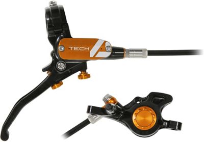 Hope Tech 4 Trial Zone No.9 Brake - No Rotor - Orange - RH, Orange