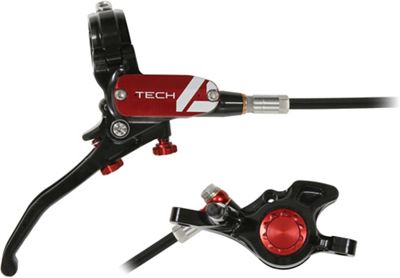 Hope Tech 4 Trial Zone No.9 Brake - No Rotor - Rouge - RH, Rouge