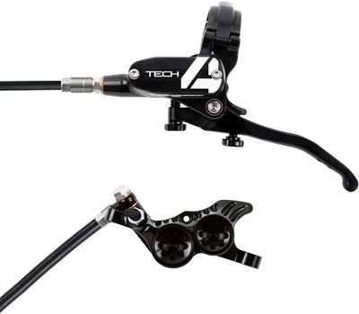 Hope Tech 4 V4 Brake - No Rotor - Black - 1700mm, Black