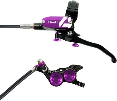 Hope Tech 4 V4 Brake - No Rotor - Purple - 1700mm, Purple