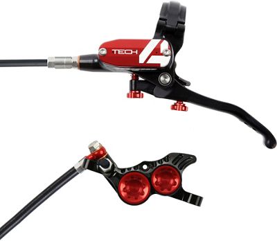 Hope Tech 4 V4 Brake - No Rotor - Red - 1700mm, Red