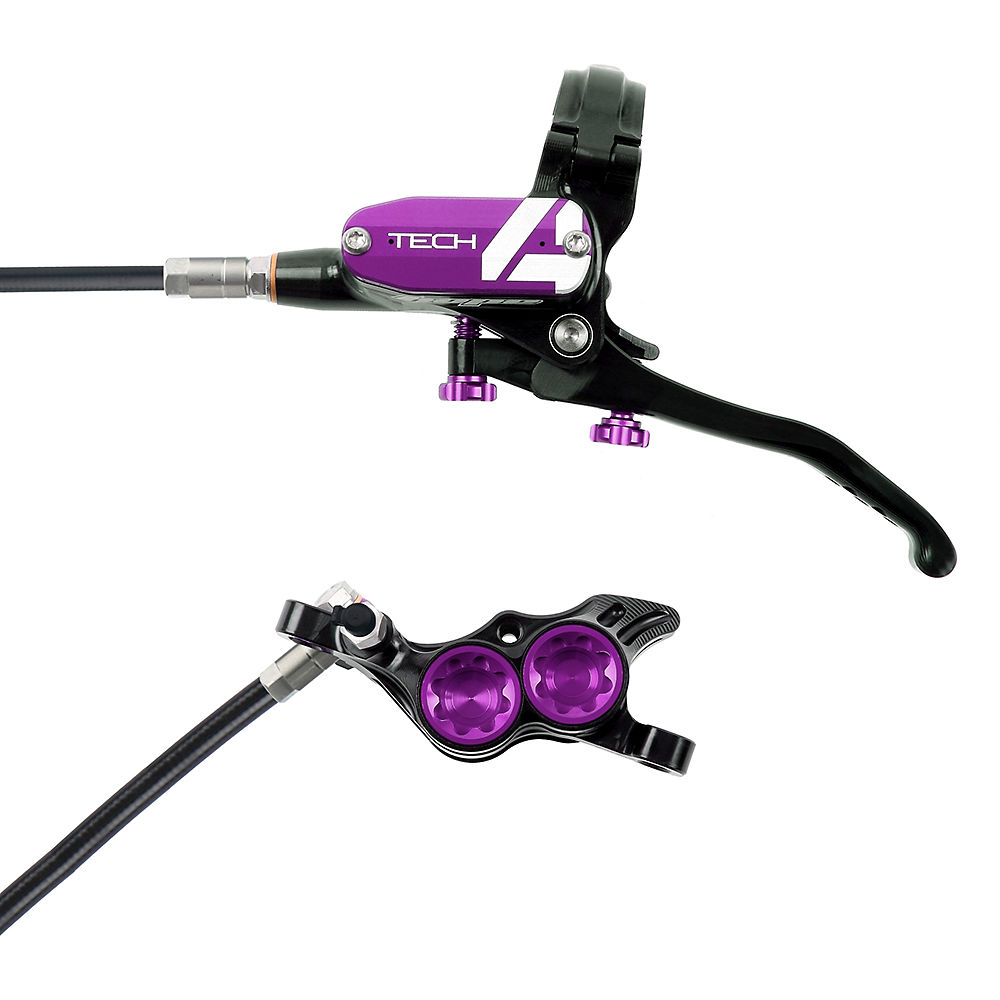 Hope Tech 4 E4 Brake - No Rotor - Purple - 1700mm, Purple