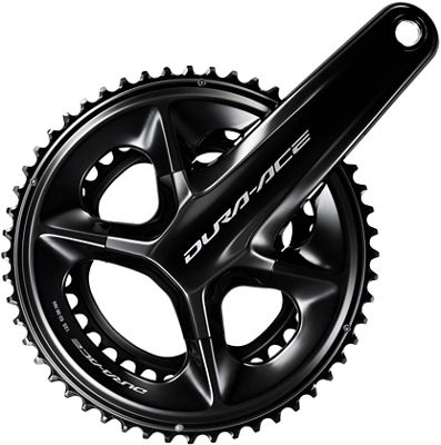 Shimano Dura-Ace R9200 12 Speed Chainset - Black - 50.34t}, Black