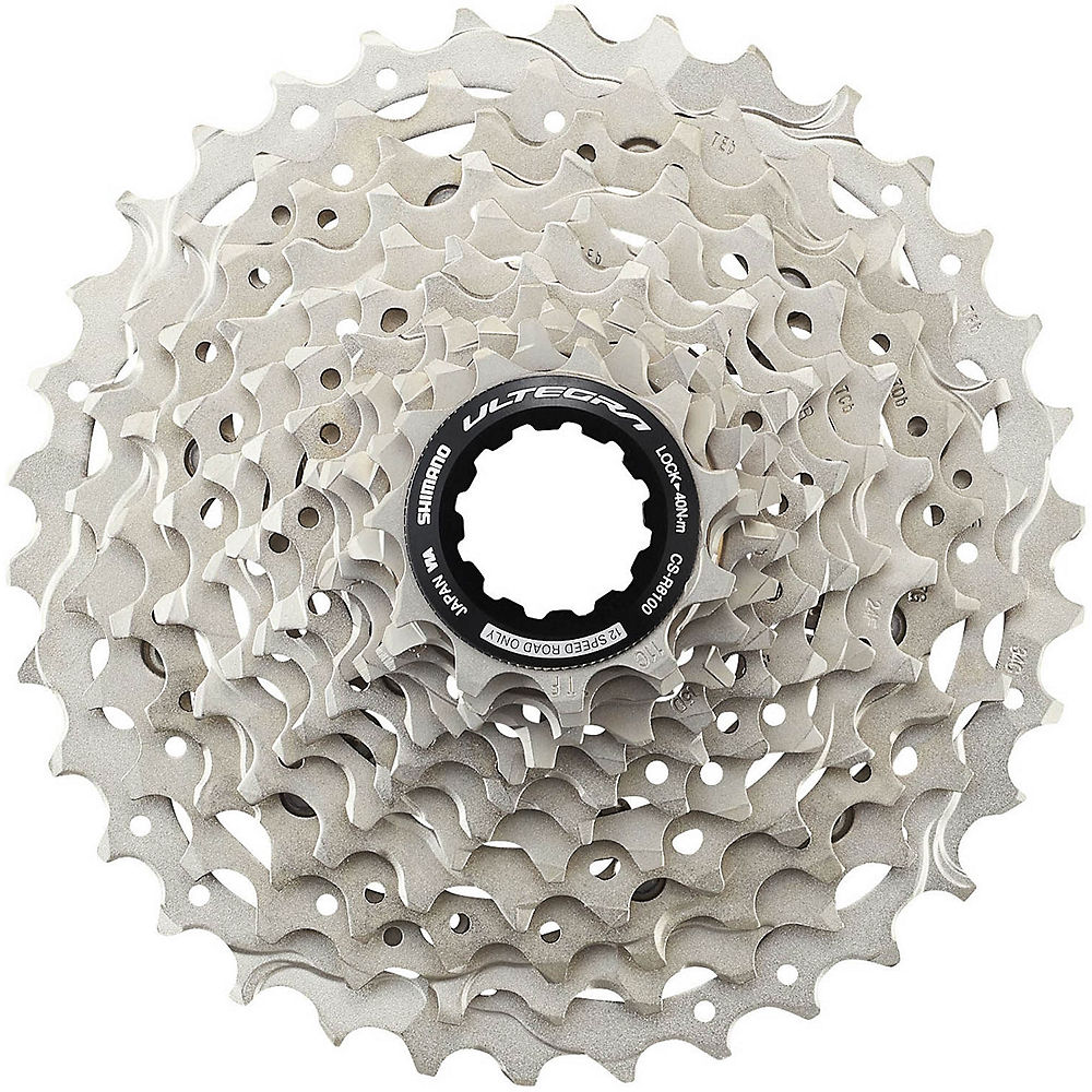 Shimano Ultegra R8100 12 Speed Cassette - Argent - 11-30t, Argent