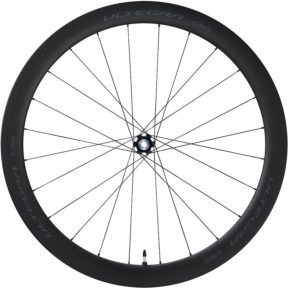 Shimano Ultegra R8170 C50 Carbon CL Disc Wheel - Black - Rear}, Black