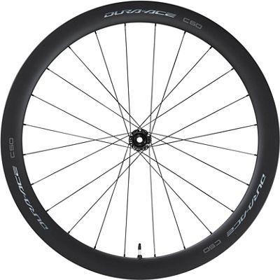Shimano Dura-Ace R9270 C50 Carbon CL Disc Wheel - Black - Front}, Black