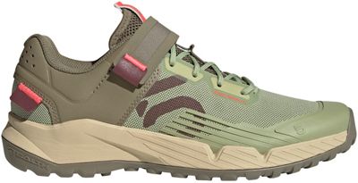 Five Ten Women's Trailcross CLI Clip-In Shoes SS22 - quiet crimson-orbit green-turbo - UK 7}, quiet crimson-orbit green-turbo