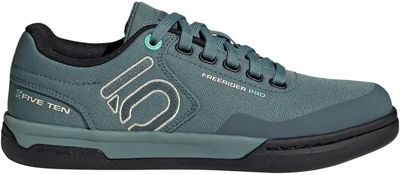 Five Ten Women's Freerider Pro Canvas MTB Shoes SS22 - hazy emerald-acid mint-core black - UK 5.5}, hazy emerald-acid mint-core black