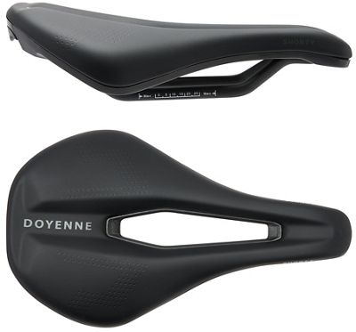 Prime Doyenne Shorty Saddle with Carbon Rails 2023 - Black, Black