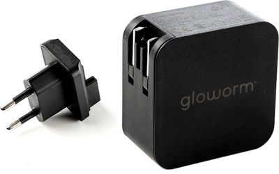 Gloworm USB-PD 45W Charger - EU - Black - EU Plug}, Black