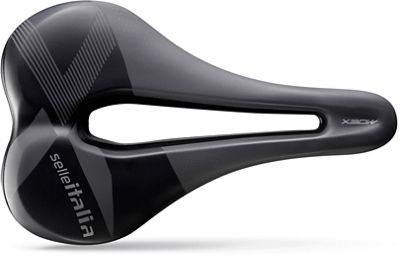 Selle Italia X-Bow Superflow TI 316 Saddle - Black and Grey - S3}, Black and Grey