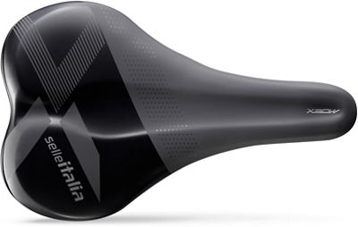 Selle Italia X-Bow TI 316 Saddle - Black and Grey - S1}, Black and Grey