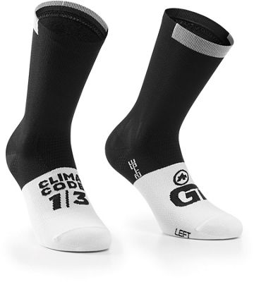 Assos GT Socks C2 - Black Series - L}, Black Series