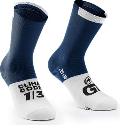 Assos GT Socks C2 - Stone Blue - S}, Stone Blue