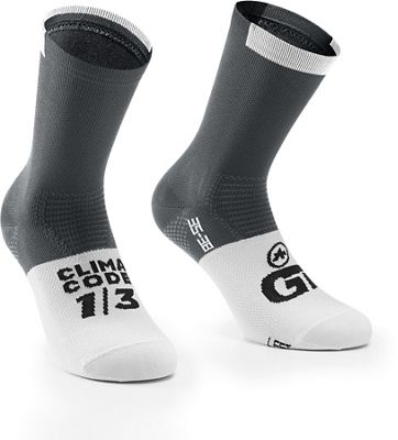 Assos GT Socks C2 - Torpedo Grey - S}, Torpedo Grey