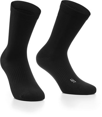 Assos Essence Socks High - twin pack - Black Series - M}, Black Series