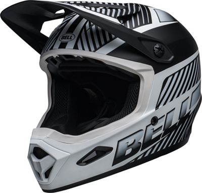 Bell Transfer Full Face Helmet 2022 - Matte Black-White - M}, Matte Black-White