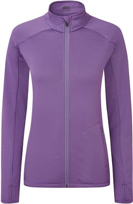 dhb Trail Womens LSThermal Zip Jersey - Purple - UK 10}, Purple