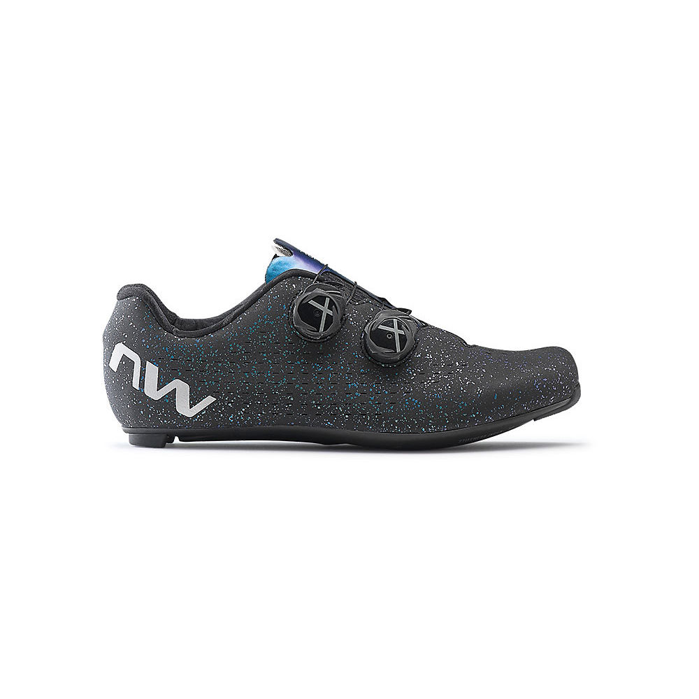 Northwave Revolution 3 Road Shoes 2022 - Black-Iridescent - EU 48}, Black-Iridescent