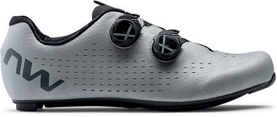 Northwave Revolution 3 Road Shoes 2022 - Silver Reflective - EU 40.5}, Silver Reflective