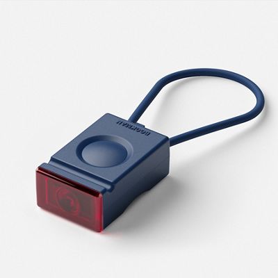 Bookman Block Rear Light - Blue - Inc. USB Cable}, Blue