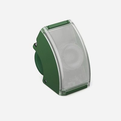 Bookman Curve Front Light - Green - Fits 22 - 42mm}, Green